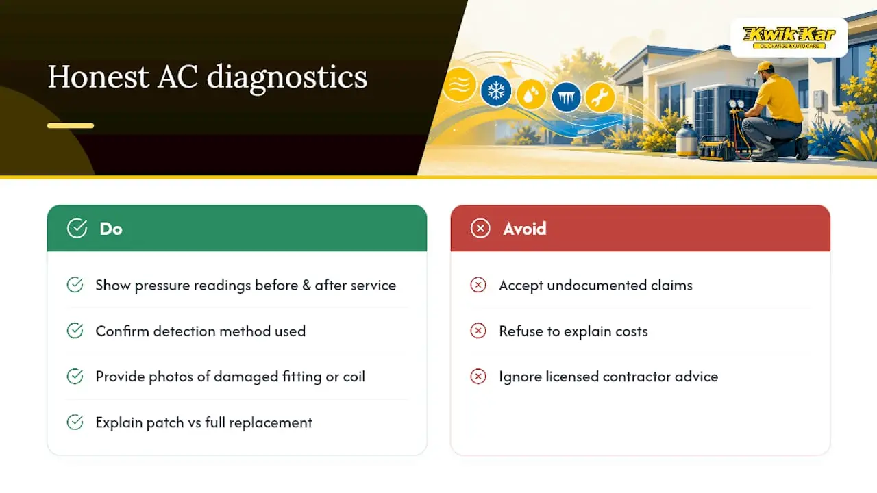 What Honest AC Diagnostics Should Look Like — overview diagram